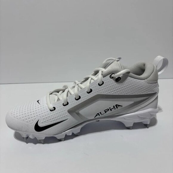 Nike Men’s Alpha Menace 4 Varsity Football Cleats White, Size 10 M